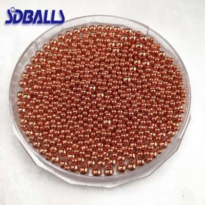 copper plated bearing steel balls